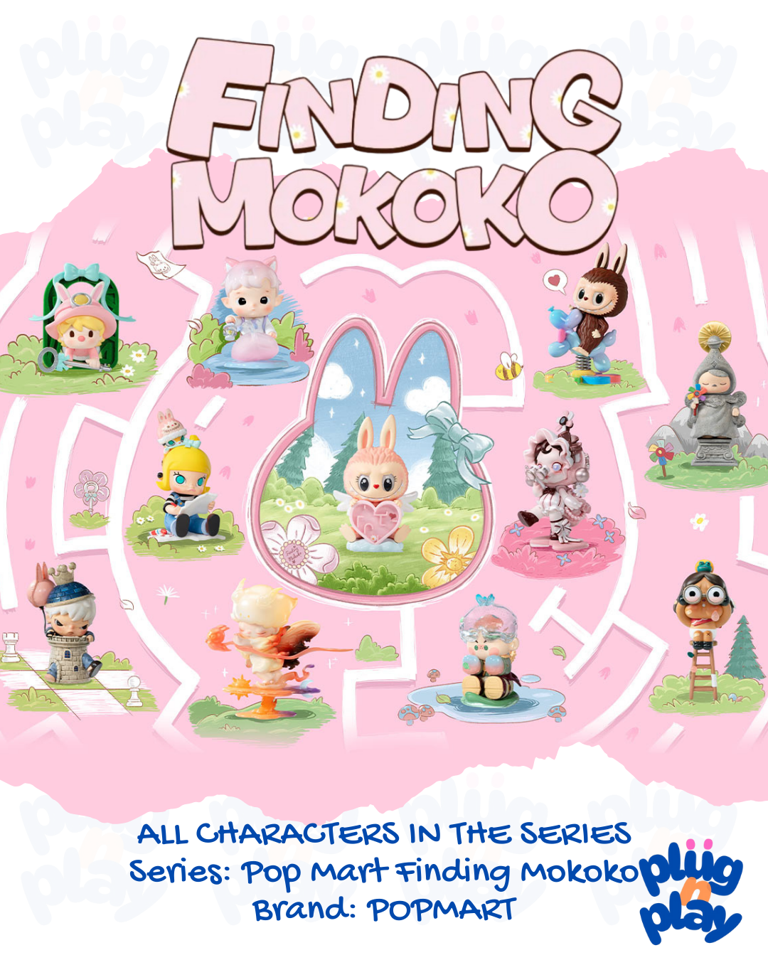 Pop Mart Finding Mokoko Series Figures