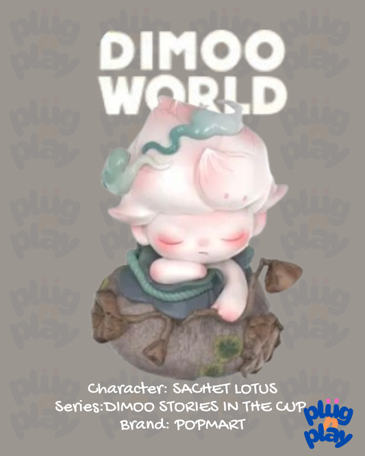 Dimoo Sachet Lotus - Dimoo Stories In The Cup Series Figure