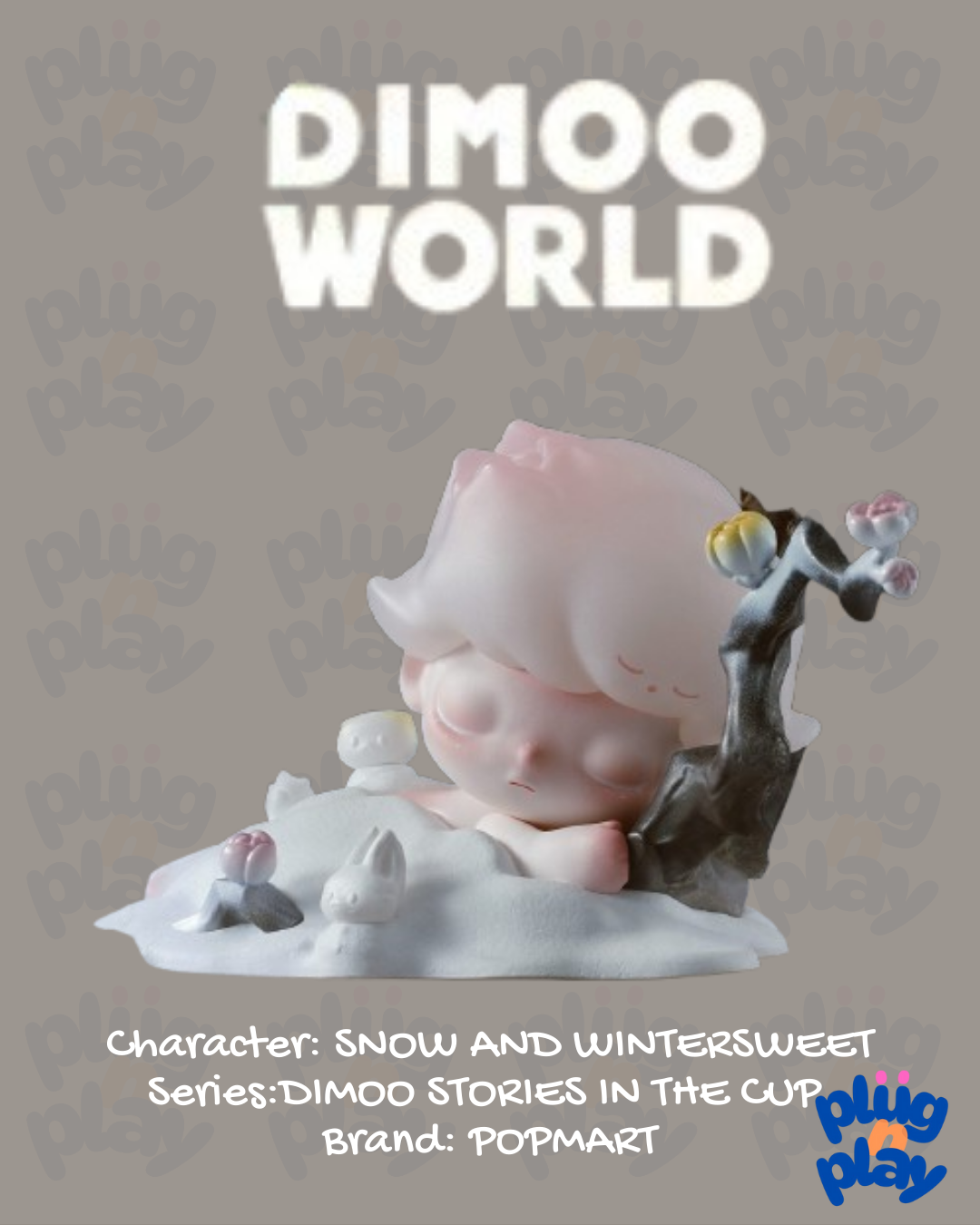 Dimoo Snow and Wintersweet - Dimoo Stories In The Cup Series Figure