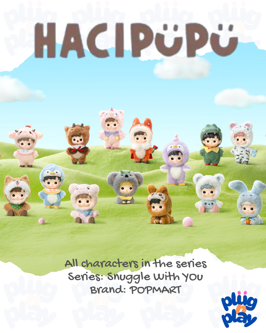 HACIPUPU Snuggle With You Series Figures [Blind Box]